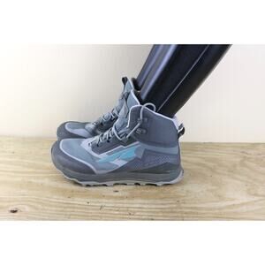 Altra Boots Womens 8 Lone Peak All Weather Gray Waterproof Mid Hiking Shoes